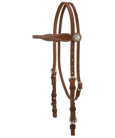 Weaver Leather unisex adult western-equestrian-style Stacy Protack b band, Brown, One Size US