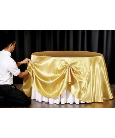 Charmeuse Satin Fabric - 5 Yards Continuous - 60 Wide - Silky Bridal & Fashion Crafts - Rich Gold Color - Buy Online on SooperMarket.com