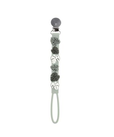 Loulou Lollipop Silicone Teether and Holder Clip Bundle Set - Sloth/Monstera - Buy Online on SooperMarket.com