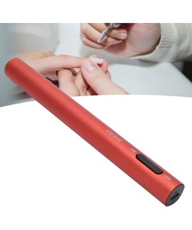Electric Nail Polisher Rechargeable Electric Nail Drill for Household Nail Salon(Big red) - Buy Online on SooperMarket.com