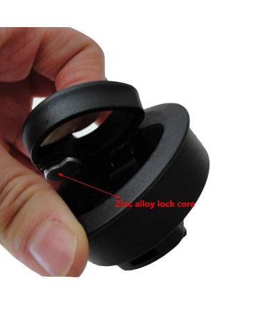 2PCS Marine Hatch Latch Lock Flush Pull Round Slam Latch for RV Boat Deck - Black - Buy Online on SooperMarket.com