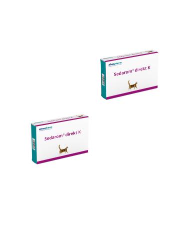 Almapharm Sedarom directly |Double pack |2 x 72 tablets |Supplementary feed for cats |To support the nerve metabolism