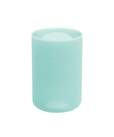 Dr. Brown s Natural Flow  Options+  Glass Baby Bottle Sleeves  100% Silicone  4 oz  Narrow  Mint 4 oz  Mint 1 Count (Pack of 1)