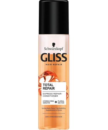 Pack of 3 Gliss Kur Anti-Burdock Spray TOTAL REPAIR - 200ml Express Repair Conditioner | International Shipping Available - Buy Online on SooperMarket.com