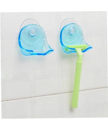 TOSSPER 2-Piece Suction Razor Holder & Toothbrush Organizer | Wall Sucker Hook for Bathroom & Shower Storage - International Shipping Available - Buy Online on SooperMarket.com