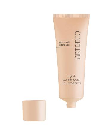 Artdeco Light Luminous Foundation - Lightweight Liquid Foundation with Natural Finish & Blue Light Protection - Neutral Porcelain - 25ml - International Shipping Available - Buy Online on SooperMarket.com
