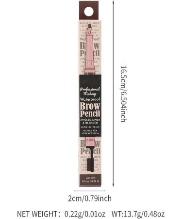 2 in 1 Double Ended Eyebrow Pencil Micro Percision Tip Fill and Defines Brows Natural Looking & Waterproof No Need to Sharpen Not Easy to Fade (Color : 04 Size : 1 size) 1 count (Pack of 1) 04 - Buy Online on SooperMarket.com