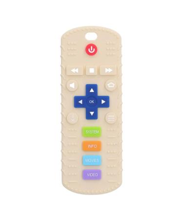Soft Silicone Teething Toy for Toddlers - Odorless and Anxiety-Relieving Teething Toy for Home - White - Buy Online on SooperMarket.com