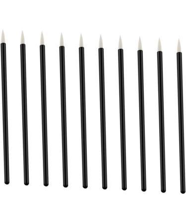 Baluue 100pcs Cosmetics Brush Liquid Makeup Eyeliner Applicator Tool Eye Makeup Eyeliner Liquid Brush White 10X0.5X0.5cm White - Buy Online on SooperMarket.com