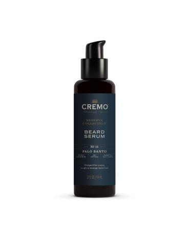 Cremo Beard Serum  Palo Santo Reserve Collection - Restores Moisture  Softens and Reduces Beard Itch for All Lengths of Facial Hair  2 Fluid Ounces
