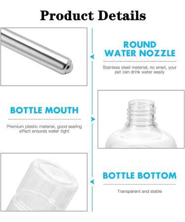FZLANQ 1 PCS Rabbit Water Bottle Portable Guinea pig water bottle Water Bottle Feeder Hamster water bottle Hanging Water Drinking Feeder Dispenser for Guinea Pig Rabbit Chinchilla Bird Cat - Buy Online on SooperMarket.com