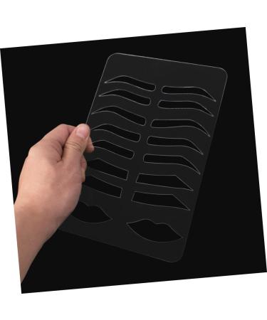 Didiseaon Eyebrow Stencil Plate Brow Template Lip Stencil Brow Practicing Tool Eyebrow Shape - Buy Online on SooperMarket.com