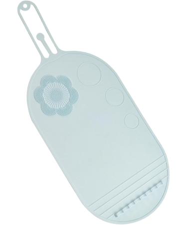 Veeteah Silicone Makeup Pad | Silicone Cleanser for Cosmetic Brushes - Portable Cosmetic Cleaning Pads Scrubber Mat Pad for Foundation & Lip Brush blue - Buy Online on SooperMarket.com