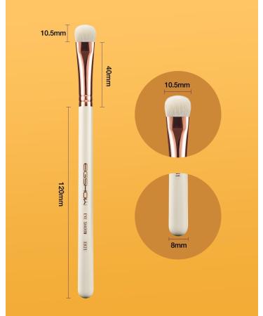 Eyeshadow Brush EIGSHOWBEAUTY Professional Eye Shadow Brush with Saikoho Goat Hair Premium Eye Makeup Brush For Blending Smudging Shading (E831) - Buy Online on SooperMarket.com