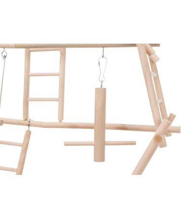 Trixie 5659 Wooden Ladder Playground - 44x44x16 cm - Brown - Buy Online on SooperMarket.com