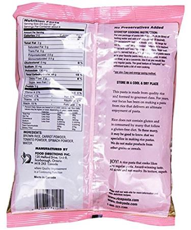 Tinkyada Gluten-Free Brown Rice Pasta Variety Bundle - Fusilli, Rotini, Shells (12-16 oz each) - Buy Online on SooperMarket.com