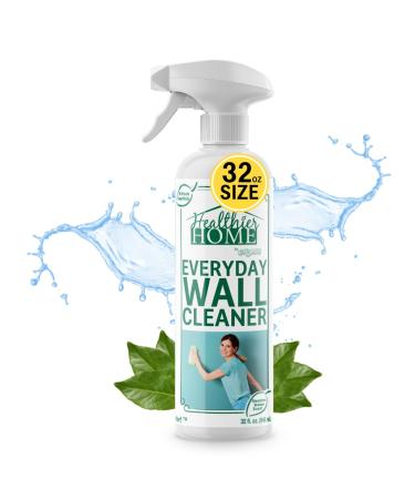 Chomp Painted Wall Cleaner Spray: Healthier Home 5-Minute CleanWalls 4-in-1 Multipurpose Cleaner - Painted Wall Ceiling and Baseboard Cleaning Spray - Dirt Dust Odor and Stain Remover - 32 Ounces