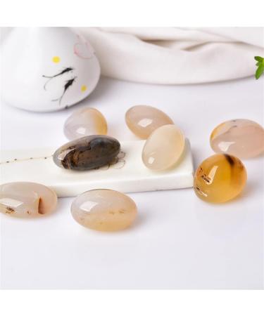 Natural Crystal Polished Stone White Agate Tumble for for ZJGIDTEM - Buy Online on SooperMarket.com