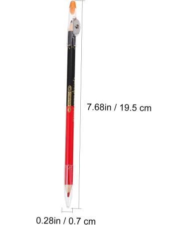 PLAFOPE 12pcs Lip Liner Eyeliner Makeup Lipliner Eyebrow Brush Angled Eye Shadow Pencils Lip Pencil Wooden - Buy Online on SooperMarket.com