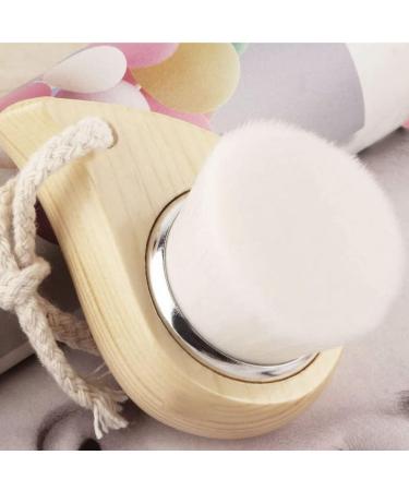Facial Cleanser Brush with Wood Handle Cleansing Soft Bristle Face Care Clean Tool for Women Men Soft Bristle Face Cleansing - Buy Online on SooperMarket.com