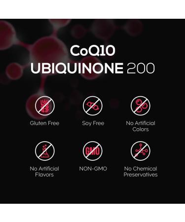 Intelligent Labs CoQ10 Ubiquinone 200mg Softgels | Coenzyme Q10 with MCT Oil for Max Absorption | Soy Sugar Gluten and GMO-Free | 120 Servings | 4 Months Supply - Buy Online on SooperMarket.com