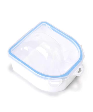 Alexnailart Nail Art Soaking Bowl Set - 2 Layers Nail Polish Remover in Pink/Blue for Spa Manicure Treatment - Ideal for Home Use - Buy Online on SooperMarket.com