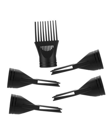 WOONEKY 5pcs Hair Dryer Comb Blower Comb Blow Dryer Comb Attachment for Hair Comb Attachment for Hair Dryer Universal Blow Dryer Comb Attachment Dryer Nozzle Replacement Hair Blower Nozzle