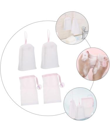 SOESFOUFU 6pcs Net Soap Exfoliating Bath Exfoliating Soap Pouch Foaming Nets or - Buy Online on SooperMarket.com