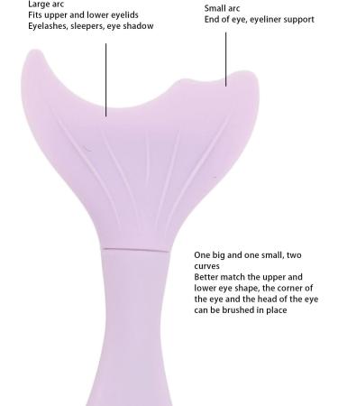 Silicone Stencils Wing Tips Silicone Mascara Shield Reusable Purple Multifunctional Makeup Tool for Women - Buy Online on SooperMarket.com