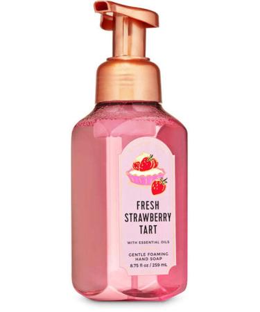 White Barn Candle Company Bath and Body Works Fresh Strawberry Tart Gentle Foaming Hand Soap 8.75 Ounce
