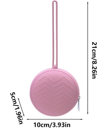 Virtcoy Silicone Loosteretui - Versatile Pink/Violet Storage Case for Pacifiers Keys Lip Balm & More | Ideal Travel Accessory - Buy Online on SooperMarket.com