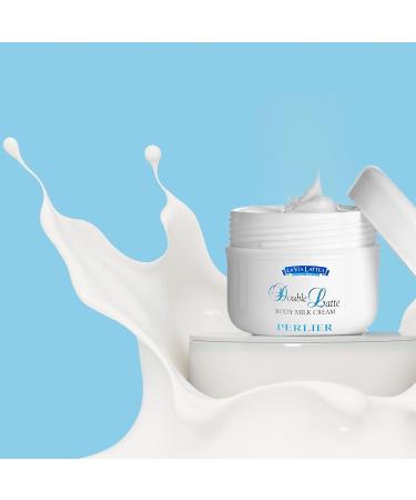 Perlier Double Latte Body Milk Cream for Sensitive Skin 6.7oz | Gentle Moisturizer - Buy Online on SooperMarket.com