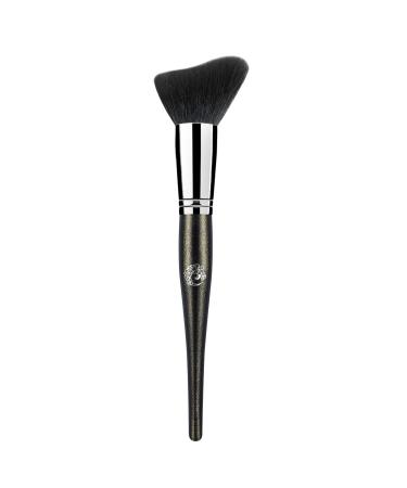 ENERGY Contour Brush Professional Makeup Brush for Foundation Blush Bronzer Contour and Setting Powder Blending Soft Dense Natural Goat Hair Curved Kabuki Brush M412