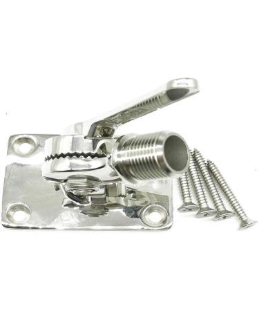 Marine VHF Antenna Mounts  Ratchet Mount Heavy Duty Marine VHF Antenna 316 Stainless Steel Boat Adjustable Base - Buy Online on SooperMarket.com