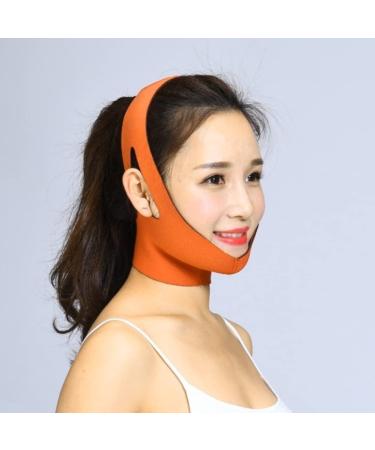 Face Slimming Strap - Double Chin Reducer Facial Mask for Women | Thin Neck Facelift in Orange Red - Shop Now - Buy Online on SooperMarket.com