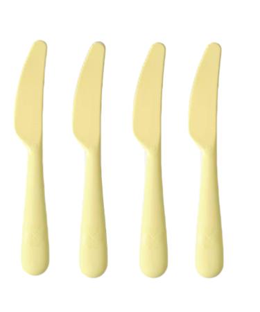 Children Kids Baby Toddler Cutlery Set IKEA Kalas Replacments 4pcs Yellow Knife BPA Free