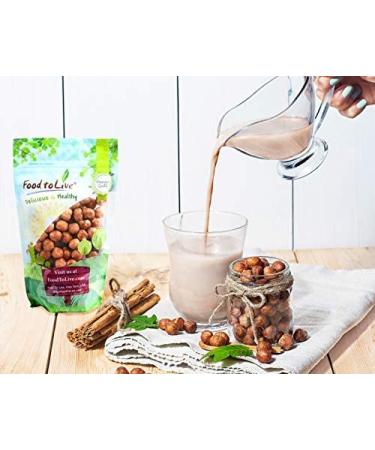 Turkish Hazelnuts 4 lb Non-GMO Filberts | Unsalted & Kosher Whole Nuts | Vegan Snack & Baking Ingredient with Rich Vitamin E - Bulk Pack - Buy Online on SooperMarket.com