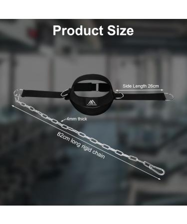 Flintronic Neck Trainer - Adjustable Neck Harness for Strength Training & Weight Lifting | Neck Exerciser for Men - Buy Online on SooperMarket.com