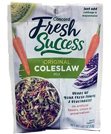 Concord Foods Coleslaw Mix (4 Pkg) 1.87oz pkgs 1.87 Ounce (Pack of 4)