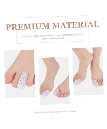 Healeved Silicone Toe Protector Caps - 6 Pairs | Thumb & Big Toe Sleeves for Bunion Relief | Gel Guards for Front Feet - Sebs Material - Buy Online on SooperMarket.com