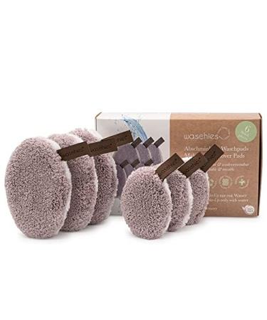 Washable Washable Slip & Cleaning Pads reusable pore depth cleaning only with water skin-friendly hypoallergenic Supersoft "Taupe & Mini Edition" 6 Set 6 pieces (1 Pack) Taupe