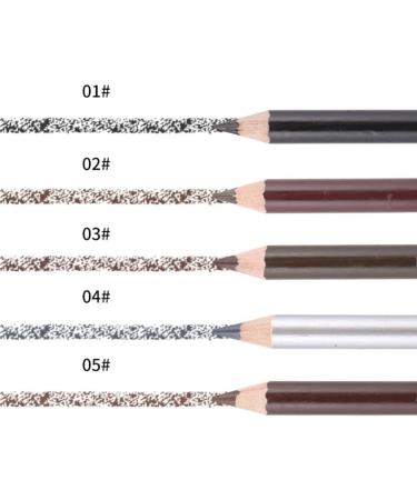 Baluue 2pcs Eyebrow Pen with Brush Eyebrow Pencil Long Lasting Waterproof Eyebrow Makeup Brown #5 1 count (Pack of 1) Marrom 5 - Buy Online on SooperMarket.com