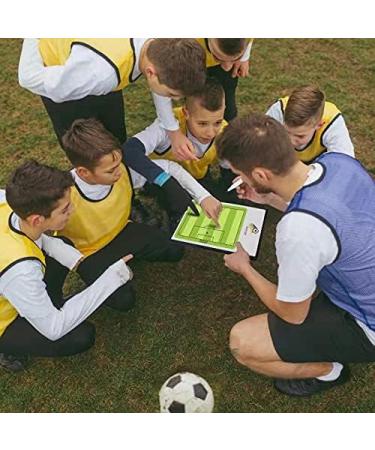 Soccer Coaching Board - Magnetic Clipboard for Football Training | Coach Gift with Writing Wipe Pen | Tactics & Strategies Tablet Board - Buy Online on SooperMarket.com