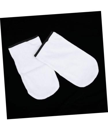 minkissy 2 Pairs Moisturizing Gloves Overnight Hand Treatment Mitts Paraffin Wax Gloves Cold Gloves Hand Wax Treatment Skin Care Gloves Mittens Spa Gloves To Sleep White Gel - Buy Online on SooperMarket.com