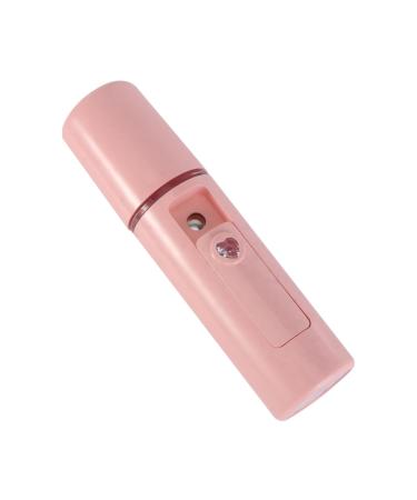 BELLIFFY 1pc Humidifier Makeup Device Face Sprayer Handheld Spray Device Mini Face Steamer USB Pink Abs