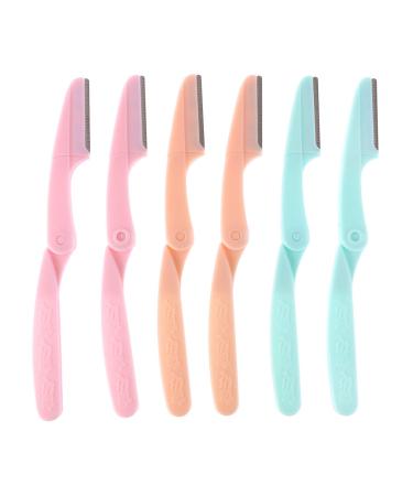 Frcolor 6pcs Eyebrow Razor & Facial Hair Remover for Women - Precision Trimmer Set - Buy Online on SooperMarket.com