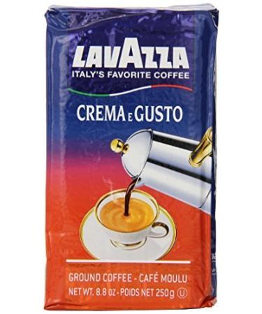 Lavazza Crema e Gusto Ground Coffee Italian 8.8-Ounce Bricks (Pack of 12) by Lavazza
