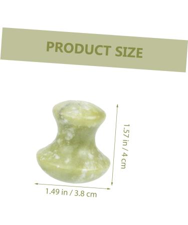 FOYTOKI 2pcs Gua Sha Roller Gua Sha Face Roller Darcy Facial Roller Scratchboard Tools Remove Wrinkles Skin Roller for Face Mushroom Shaped Guasha Board Scraper Tool Eye Massage Set Jade - Buy Online on SooperMarket.com
