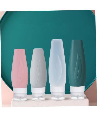 Buy Leakproof Small Silicone Travel Bottles Set - Multi-Function Lotion & Cosmetic Squeeze Bottles for Easy Packing - Buy Online on SooperMarket.com