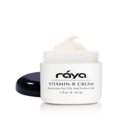 Raya Vitamin-B Cream (300) | Very Light Hightly Effective and Moisturizing Facial Day Cream for Oily Break-Out and Problem Skin | Controls Oil Overproduction | Great for Teens